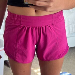 Lululemon speed up pink shorts